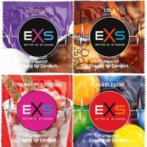 EXS žuvačky, jahôd, koly a čokolády mix 20ks